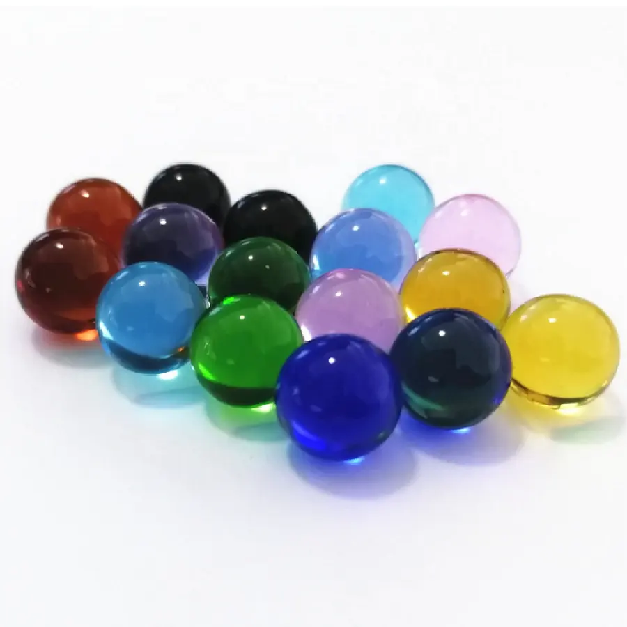 Bolas de vidro 2mm-200mm, bola de cristal de vidro colorido transparente