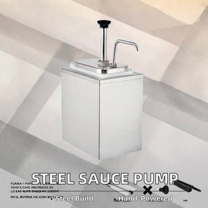 Dispensador de Salsa Manual de Acero Inoxidable para Hoteles y Restaurantes - Product Image 2
