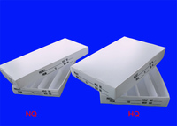 Boîte de carottage en plastique recyclable HQ NQ, durable, étanche, solution efficace pour l'échantillonnage géologique et minier