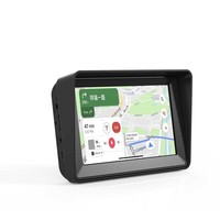 Mini écran tactile capacitif de 5 pouces, Navigation GPS, navigateur GPS, guide de voiture avec GPS gratuit, cartes mises à jour, 256 mo, 8 go