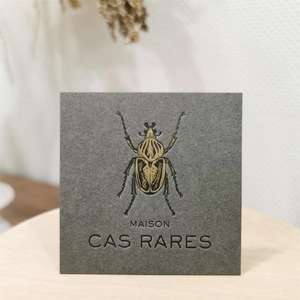 ملصقات مخملية حمراء بطاقات معايدة لحفلات الزفاف والخطوبة بطاقة أعمال مخملية صديقة للبيئة - Product Image 5