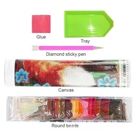 Peinture Diamant Songwoo Fille Anime Colorée Mignonne Arc-en-ciel Pastel Kawaii avec Strass Ronds Complets