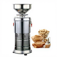 Machine à pâte verticale commerciale en acier inoxydable pour la fabrication de beurre de cacahuète, de pâte de soja, de pâte de légumes et de pâte de noix