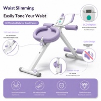 Appareil multifonction pliable et silencieux pour amincir la taille et tonifier les abdominaux, de fabrication directe ; Appareil d'assistance aux sit-ups à domicile pour personnes paresseuses