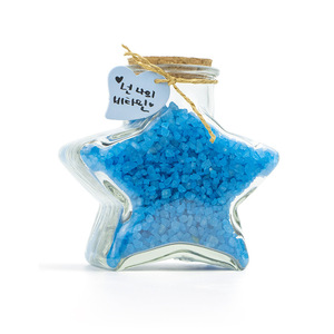 <span class=keywords><strong>Sal</strong></span> <span class=keywords><strong>de</strong></span> Baño <span class=keywords><strong>de</strong></span> Cristal con Fragancia a Mar, Color Puro, en Botella, Estilo Corazón y Estrella, con Flores Secas, Disponible en Stock - Product Image 2