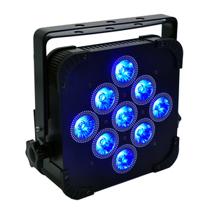 Éclairage de scène max led rgbw 9x18w sans fil, lumière avec batterie - Product Image 2