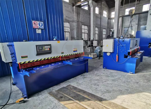 Cisaille CNC à poutre oscillante Qc12k 4x3200 pour métaux avec contrôleur E21s – Acheter une cisaille hydraulique CNC à poutre oscillante – Prix - Product Image 3