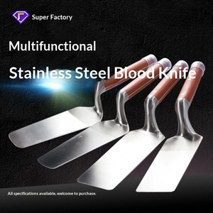Cuchillo de Cocina Multifuncional de Acero Inoxidable Industrial Personalizado con Hoja Bilateral, Pala para Ceniza de Azulejos Engrosada y Cuchara para Ceniza Integrada - Product Image 1