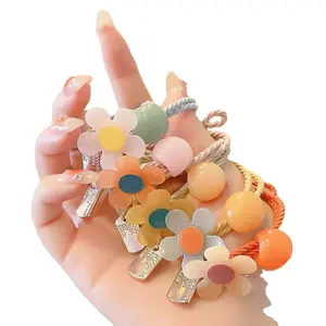 2022 Perle Haars eil weibliche Pferdes chwanz Mode klassische Haar gummis Kreis hoch elastischen Gummiband