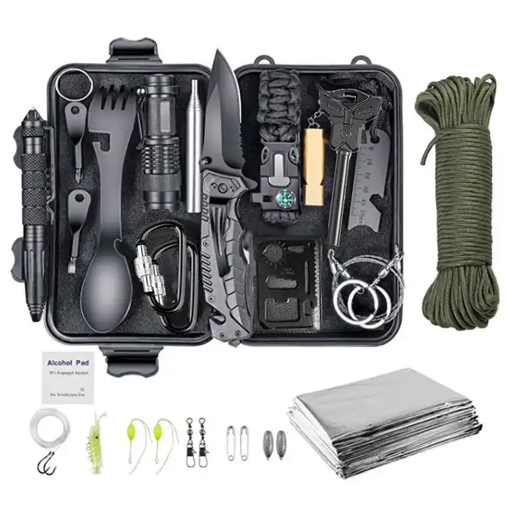 Dropship 14in1 Outdoor Emergency Survival Gear Kit Camping Hiking Survival  Gear Tools Kit Survival Gear And Equipment, Outdoor Fishing Hunting Camping  Accessories to Sell Online at a Lower Price