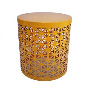 Modern Geometric Cut Out Metal Coffee <b>Table</b> for Living Room Office Balcony Hallway And Best Idea for Gifting - Product Image 1