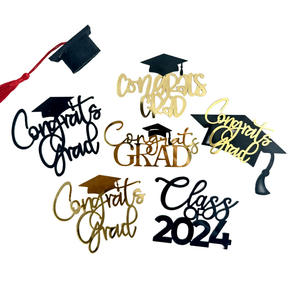 أكسطوح تزيين كعكة الأكريليك من طراز Grad لموسم التخرج - Product Image 5