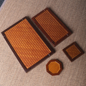 Bamboo Storage Tray Rectangular Square Octagon Traditional Chinese Design Kitchen Tableware Food Storage Container - Product Image 3