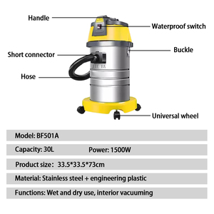 <span class=keywords><strong>Aspirateur</strong></span> de <span class=keywords><strong>lavage</strong></span> de voiture 1500W 30L sec humide pour l'extraction d'eau professionnelle de détail automobile - Product Image 6