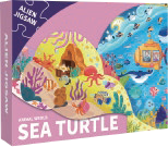 Avion animal de forme irrégulière Puzzle en carton