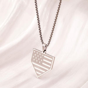 Collares de acero inoxidable populares y más vendidos, frases inspiradoras, lemas, escudos, colgantes, accesorios de moda - Product Image 6