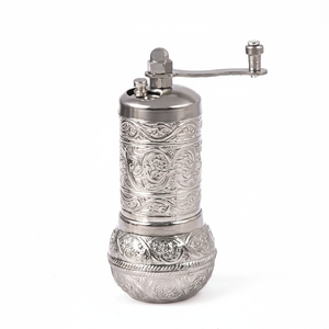 Silver Color Manual Turkish Coffee & <b>Pepper</b> <b>Grinder</b> Mill - Product Image 2