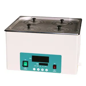 Bak Mandi Air Digital termostatik, laboratorium 4 lubang termostatik, bak air