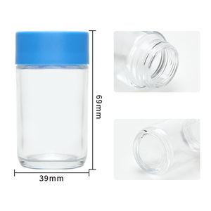 Parsimonious-botella de vidrio vacía con logotipo personalizado, tapa colorida a prueba de niños, venta al por mayor - Product Image 5