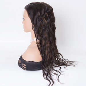 Накладка для волос TopElles Custom Wave, натуральные черные европейские волосы Remy, 6 мм, шелковая основа, средняя часть, для женщин, салонное качество - Product Image 6