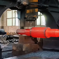 Carp Journey Factory Manche d'axe principal en acier allié 42CrMo forgé lourd (Axe forgé/Excentrique/Axe de transmission) Noir forgé