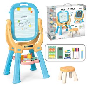 Новый роскошный детский Умный Магнитный письменный стол 2 в 1 доска для рисования стол и стул - Product Image 4