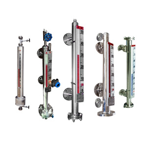 자기장 표시기 플라스틱 레버 게이지(저유량 센서 포함) 300-15000mm 범위, 10mm 정확도 - Product Image 1
