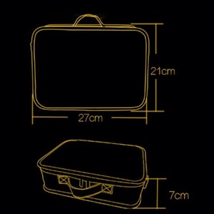 Bolsa de Herramientas de Peluquería de Fábrica BSCI, Bolso de Mano Profesional Portátil Multifuncional, Estuche de Almacenamiento para Tijeras - Product Image 4