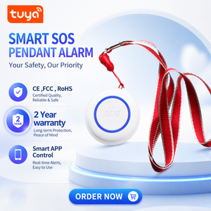 Tuya ปุ่มสัญญาณไวไฟฉุกเฉินมีปุ่มสัญญาณเตือนภัยทางการแพทย์433MHz สำหรับ PST-<span class=keywords><strong>WE571</strong></span>อุปกรณ์แจ้งเตือนความตื่นตระหนกแบบไร้สาย - Product Image 1