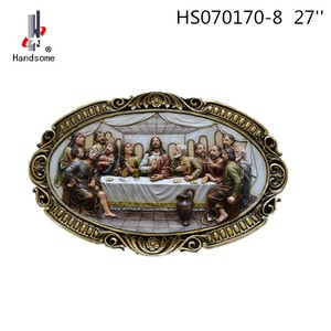 La última cena colgando de la pared decoración del hogar resina religiosa <span class=keywords><strong>católica</strong></span> <span class=keywords><strong>artículos</strong></span> de artesanía - Product Image 4