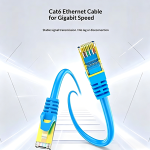 Cable de Conexión de Alta Velocidad CAT6/CAT6a SFTP de Cobre Puro <span class=keywords><strong>RJ45</strong></span> para Router de Banda Ancha, Cable de Red para Ingeniería 5G - Product Image 3