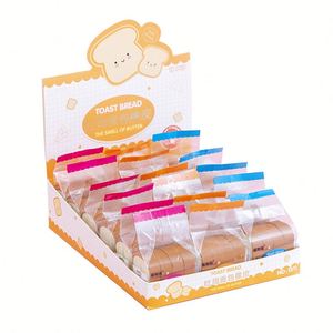Joli ensemble de 4 gommes en forme de pain, grande taille, pour enfants et étudiants, cadeaux promotionnels, gommes fantaisie en forme de toast - Product Image 2