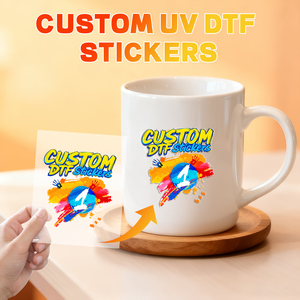 สติกเกอร์ UV DTF แบบกำหนดเอง, สติกเกอร์ติดแบบส่วนตัวพร้อมโลโก้ <span class=keywords><strong>ข้อความ</strong></span> รูปภาพ สำหรับรถยนต์ ขวดน้ำ แก้วน้ำ แล็ปท็อป โทรศัพท์ ของขวัญ - Product Image 3