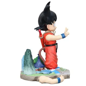 Dragon Super Ball Saiya figura de anime PVC Bixin Biye infancia Goku modelo hecho a mano Anime decoración al por mayor