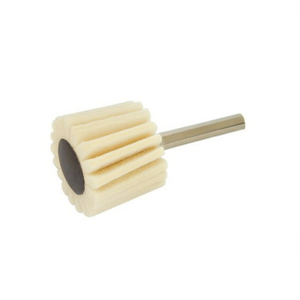 Disco de Fieltro con Solapa 50x30 mm, Eje de 6 mm, Almohadilla de Pulido para Metal y Madera - Product Image 2