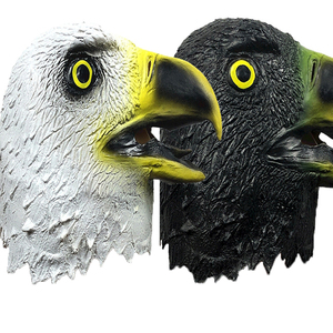 Máscara de Látex de Águila para Halloween, Máscara Realista de Cabeza Completa de Pájaro, Disfraz de Carnaval, Cosplay, Accesorio para Fiestas de Animales - Product Image 1