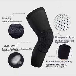 Bóng rổ tổ ong cú đúp đầu gối và bảo vệ chân Breathable cú đúp đầu gối hỗ trợ - Product Image 2