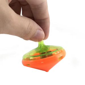 Date Pop Enfants Enfants Garçons Filles Acrylique Spinner Gyro 5cm 2 Pouces Surprise Oeuf Capsule Jouet Coloré Cristal Toupie Jouet - Product Image 4