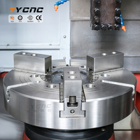 Tour vertical CNC robuste VTC900 avec mandrin hydraulique, centre de tournage vertical pour pièces métalliques