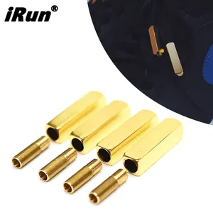 iRun Lace Kings DIY Gold Luxury Shoe Lace Aglets (Set of 4) Customized Logo/Package/Color Lace Tips for Sneaker Sports