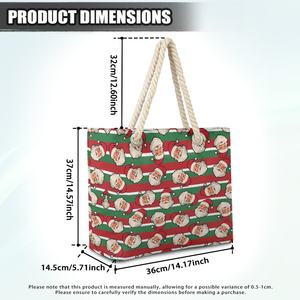 2024 nouvel an noël célébration décembre sac père noël cadeau sac fourre-tout noël bonbons sac toile - Product Image 6