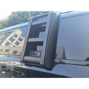 Escalera Lateral Telescópica de Aluminio Negra para Automóviles, Escalera Trasera para <span class=keywords><strong>Land</strong></span> <span class=keywords><strong>Rover</strong></span> <span class=keywords><strong>Defender</strong></span> 2022 2023 - Product Image 1
