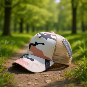 Gorra Trucker Romeo de Camuflaje, Tejido de Malla Transpirable, 6 Paneles, para Adultos, Primavera/Verano, Protección Solar para Exteriores - Product Image 2