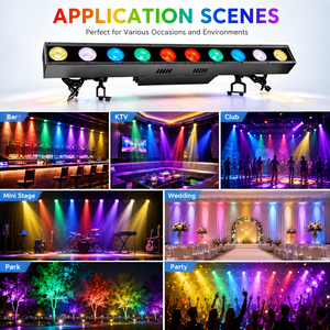 Barre <span class=keywords><strong>de</strong></span> lumière LED RVBW 4-en-1 en aluminium et fer <span class=keywords><strong>de</strong></span> qualité supérieure, à succès, pour scène, DJ, discothèque et boîte <span class=keywords><strong>de</strong></span> <span class=keywords><strong>nuit</strong></span> - Product Image 6