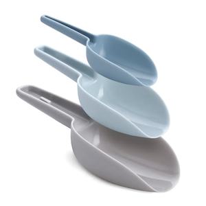 الأكثر مبيعًا مجموعة مغرفة طعام بلاستيكية 3 مكعب ثلج مبتكر مغرفة طعام أدوات مطبخ مع مجرفة دقيق قياس - Product Image 2