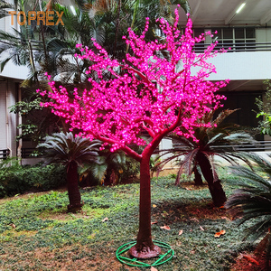 Vente en gros d'usine, lumières d'arbre <span class=keywords><strong>LED</strong></span> en fleurs de <span class=keywords><strong>cerisier</strong></span> de 2,5 m, intérieur/extérieur, IP65, batterie rechargeable, télécommande, Noël - Product Image 6