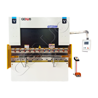 Presse plieuse CNC automatique de haute précision avec système de contrôle E21/DElEM/CYBELEC pour le façonnage des extrémités en acier inoxydable et en aluminium