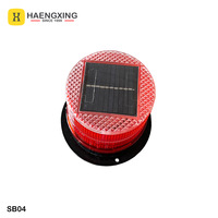 Luces Estroboscópicas de Advertencia Hengxing SB04 Recargables de 12V con Interruptor Externo, Base Magnética ABS y LED Rojo Intermitente para Autos