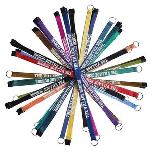Bestom Custom <b>Polyester</b> <b>Lanyards</b> Eco-Friendly Durable Silk Screen Printed ID Badges Buckle Events-Premium Bulk OEM RF-Custom - Product Image 3
