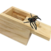 Wooden Prank Spider Box
